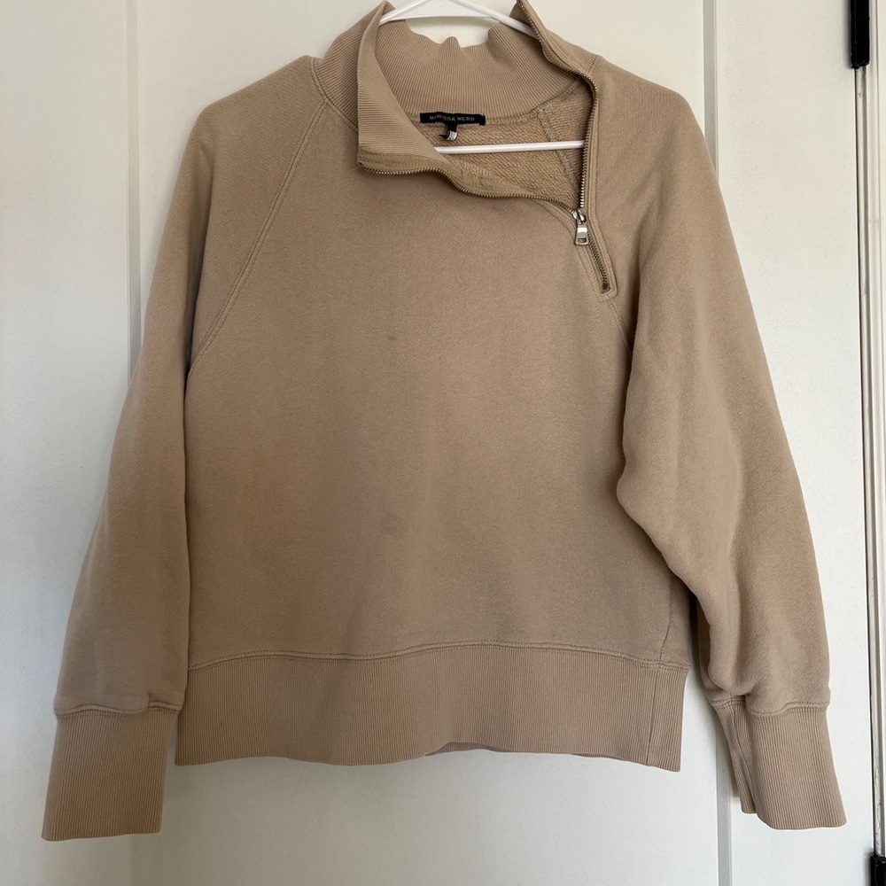 Marissa Webb Asymmetrical Quarter Zip